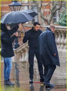richard madden priyanka chopra film citadel around london 024675759